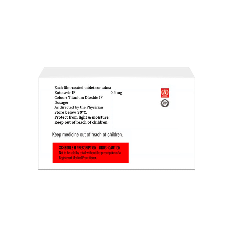 Entecavir Tablets IP 0.5mg