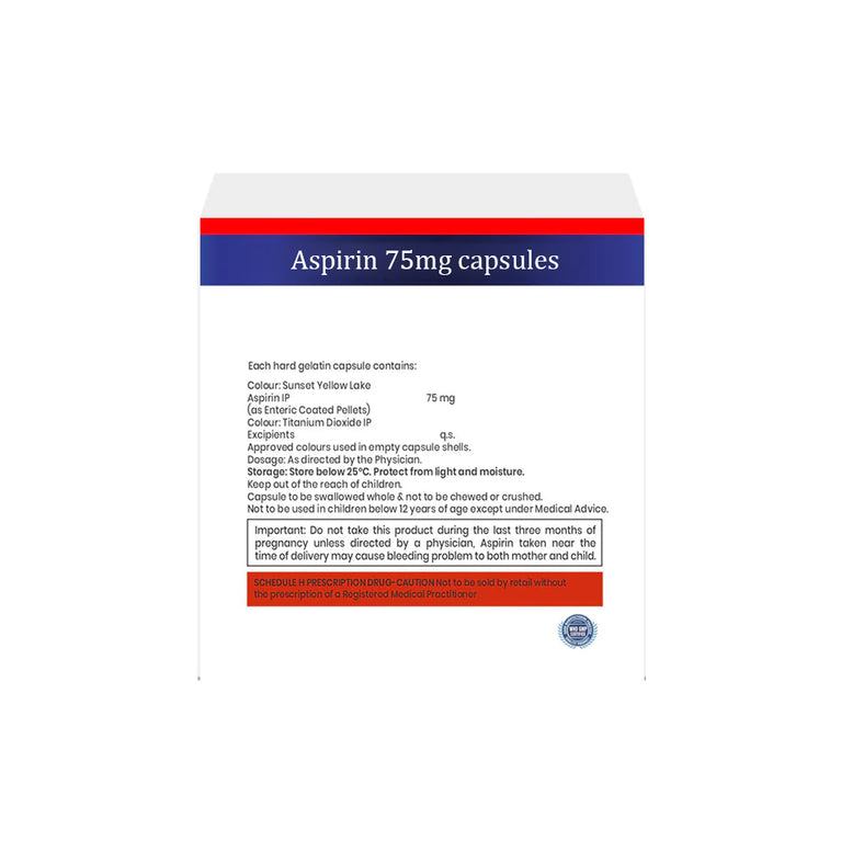 Aspirin 75mg Tablets IP
