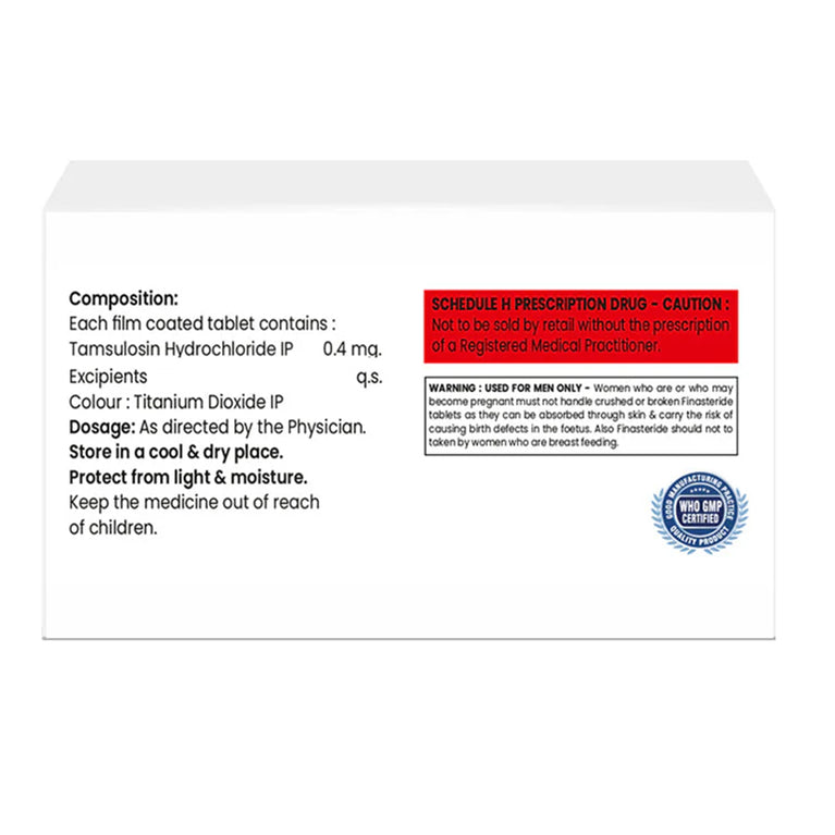Tamsulosin Hydrochloride MR (Modified Release) Capsule IP 0.4mg