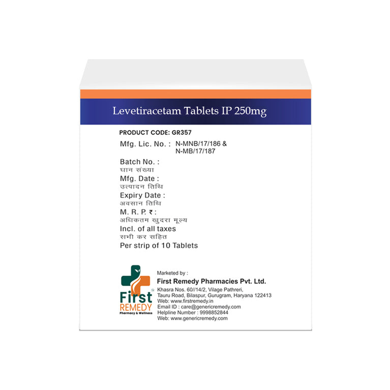 Levetiracetam Tablets IP 250 mg