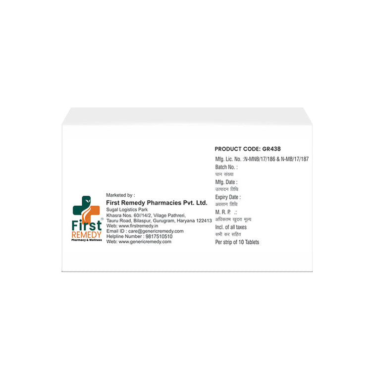 Box of Risperidone 2mg tablets back image