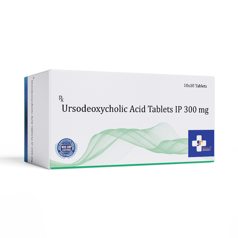 Box of Ursodeoxycholic Acid Tablets 300mg front images
