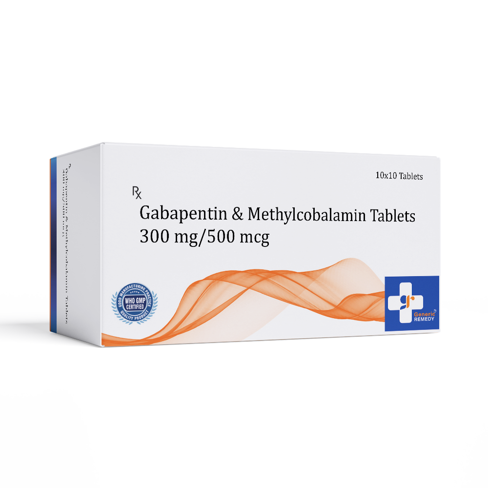 Gabapentin 300mg & Methylcobalamin 500mcg Tablet IP