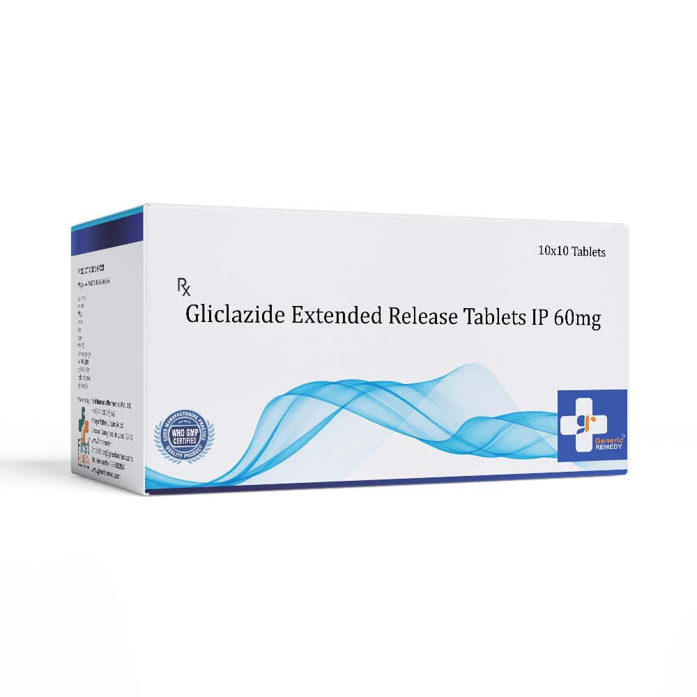 Gliclazide Extended release Tablets 60 mg IP