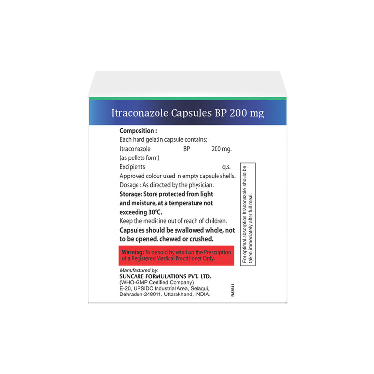 Itraconazole 200mg Capsule IP