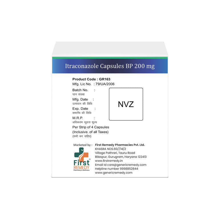 Itraconazole 200mg Capsule IP