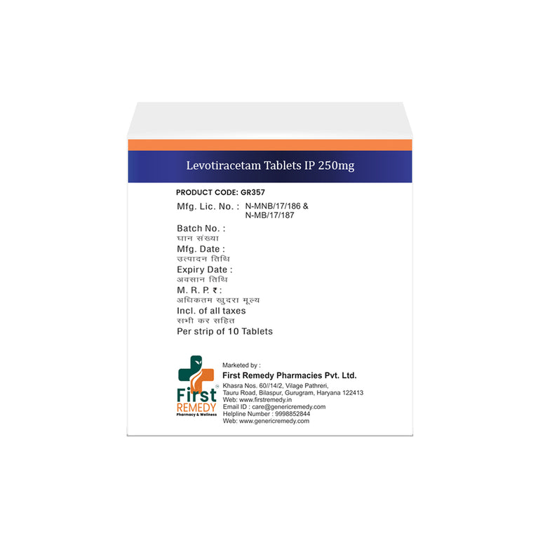 Levetiracetam Tablets IP 250 mg