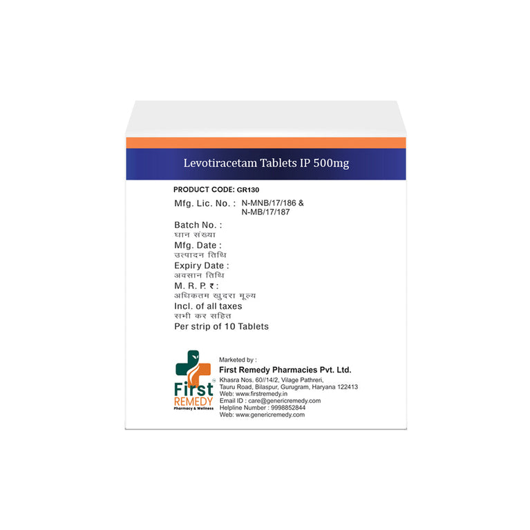 Levetiracetam Tablets IP 500 mg