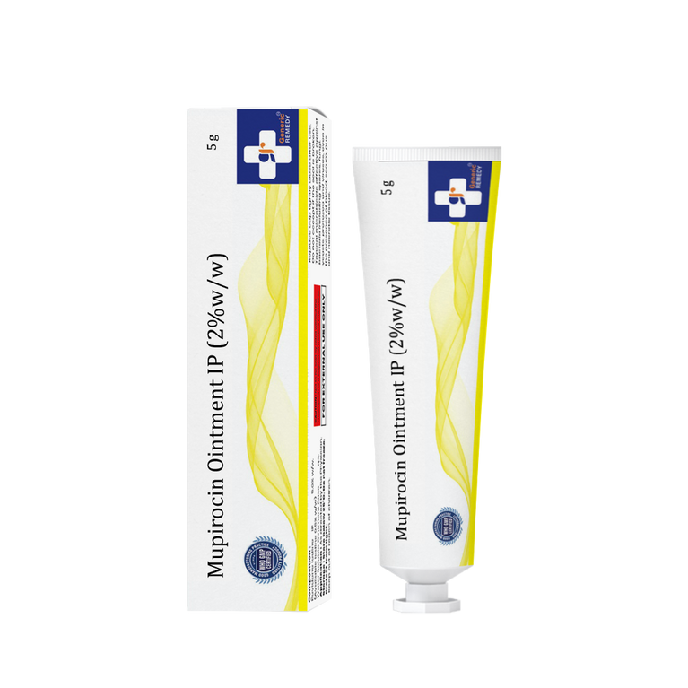 Mupirocin Ointment IP 2% w/w packaging front image