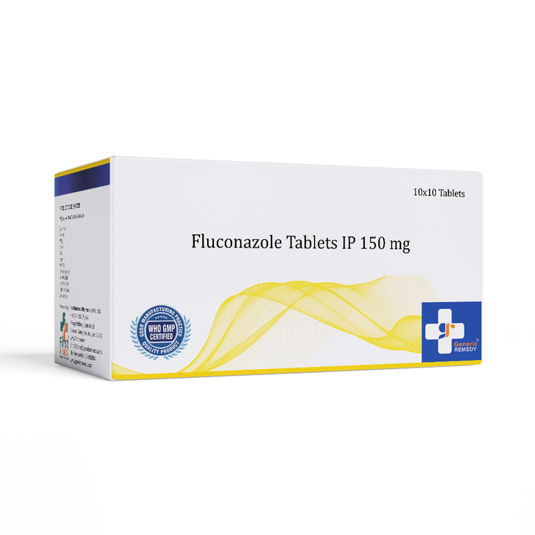 Box of Fluconazole 150mg tablets front image