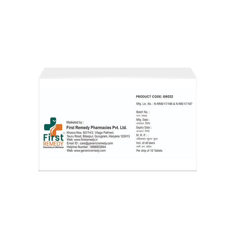 Box of Glimepiride tablets 1mg back image