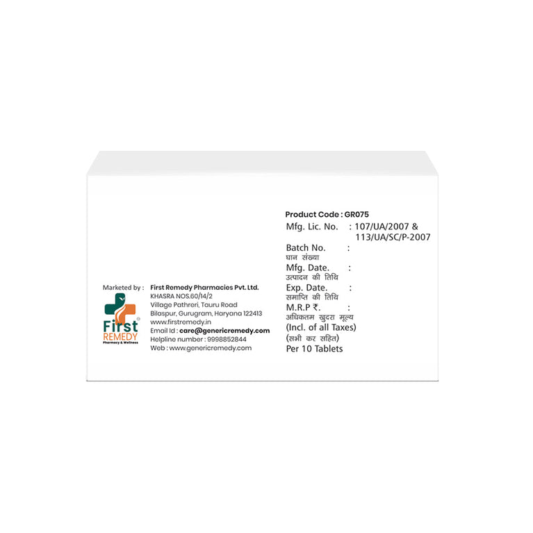 Box of Telmisartan & Cilnidipine tablets 40mg/10mg back image