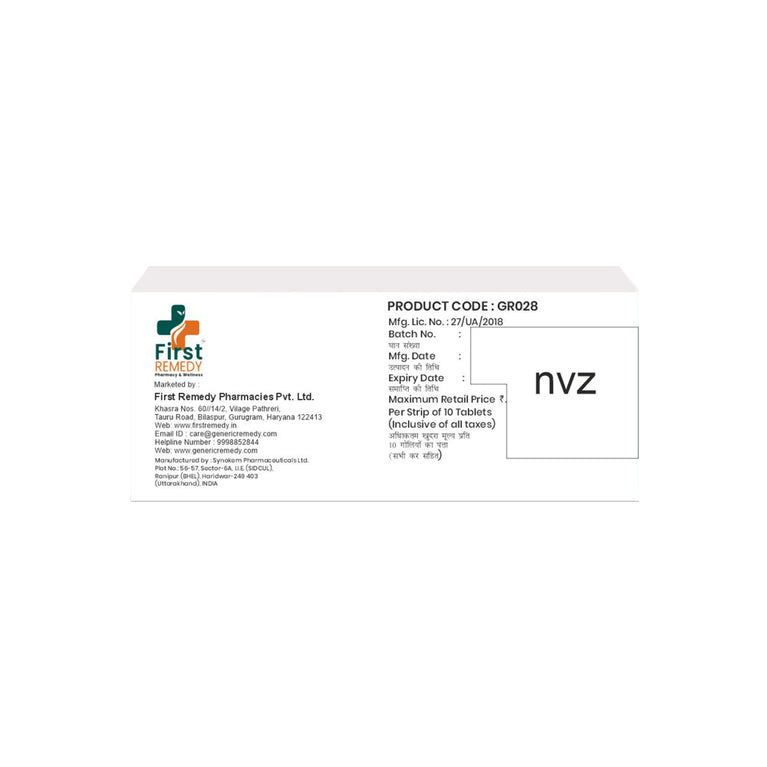 Box of Teneligliptin tablets 20mg back image