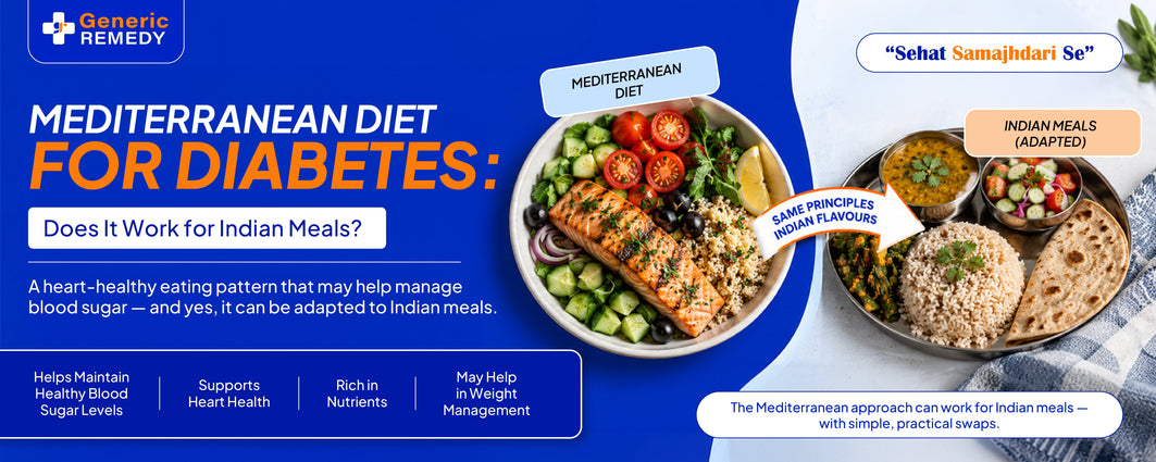 Mediterranean Diet for Diabetes: Does It Work for Indian Meals?