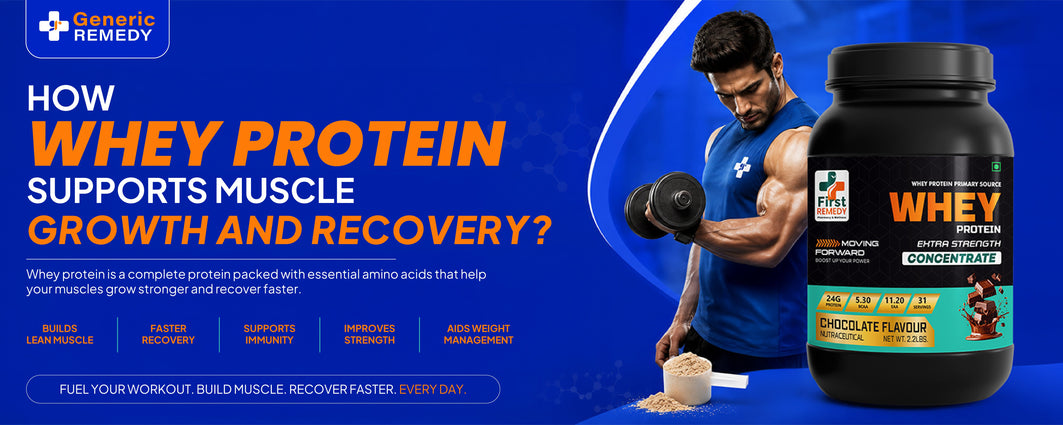How Does Whey Protein Support Muscle Growth and Recovery?