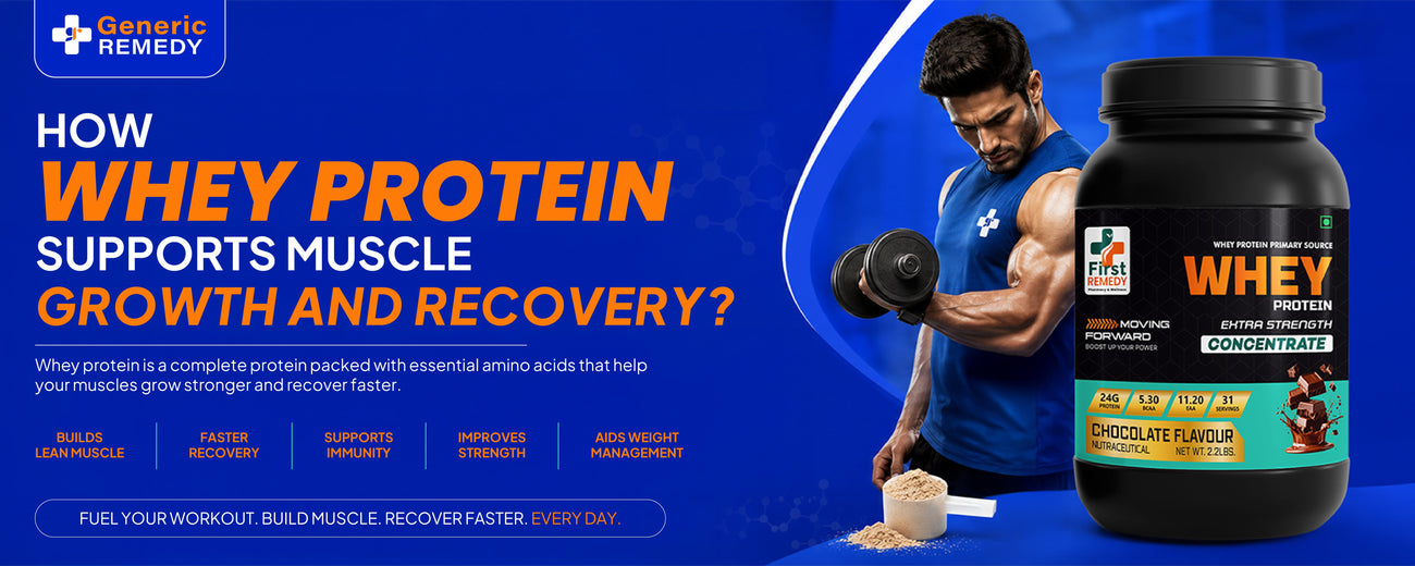 How Does Whey Protein Support Muscle Growth and Recovery?