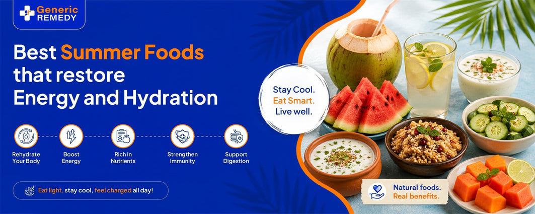Best Summer foods that Restore Energy and Hydration