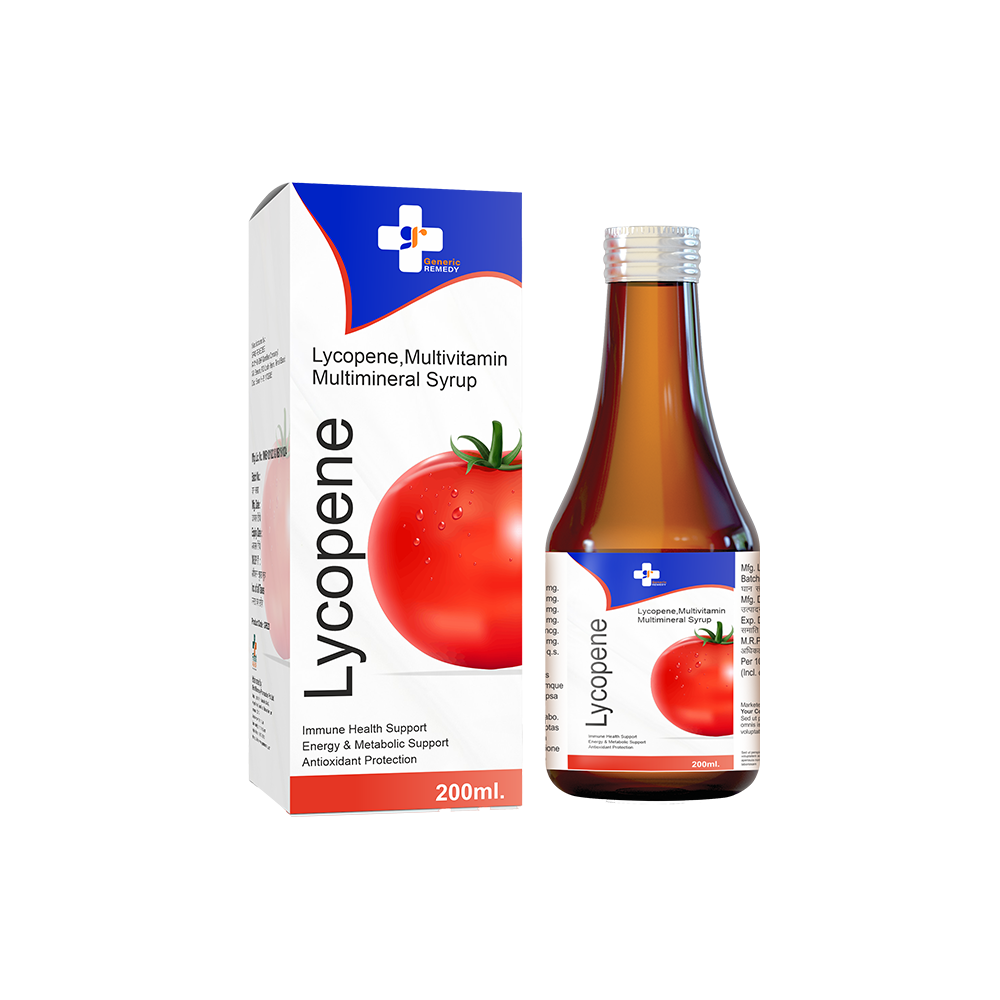 Lycopene, Multivitamin, Multimineral Syrup 200ml