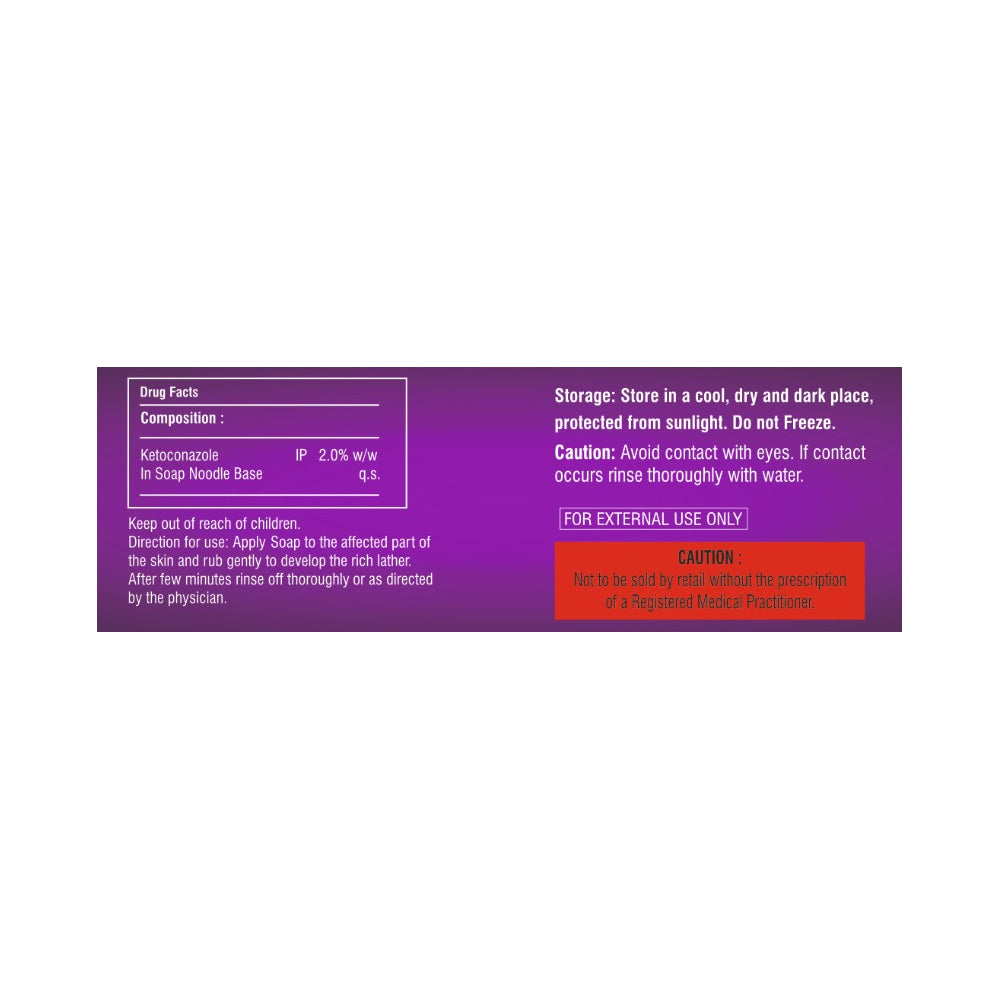 Ketoconazole Soap BP 2% 75gm