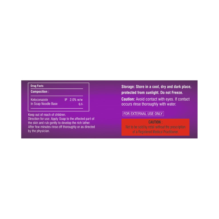 Ketoconazole Soap BP 2% 75gm