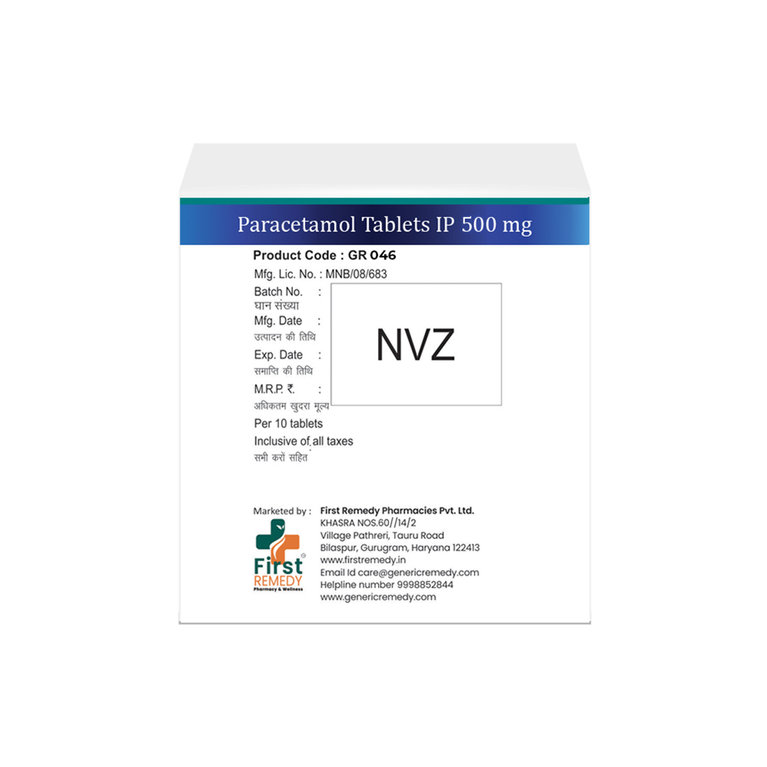Paracetamol Tablets IP 500mg