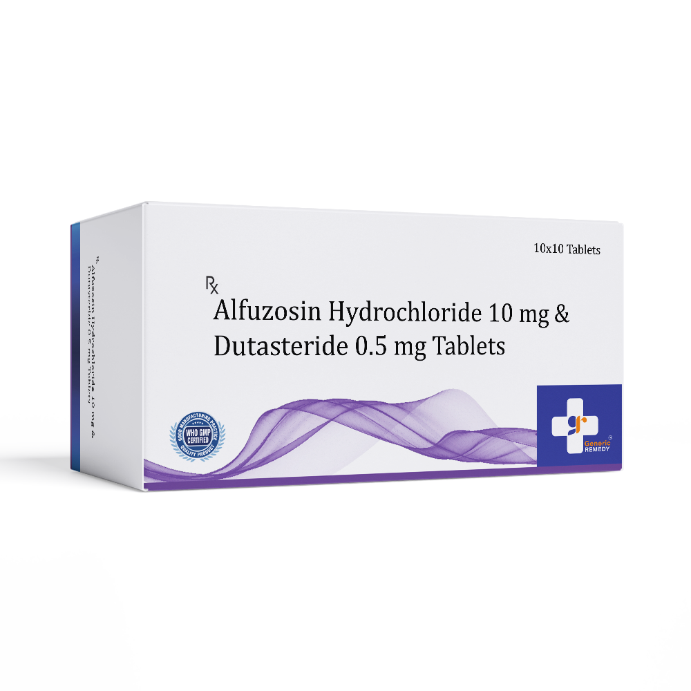 Alfuzosin 10mg & Dutasteride 0.5mg Tablets
