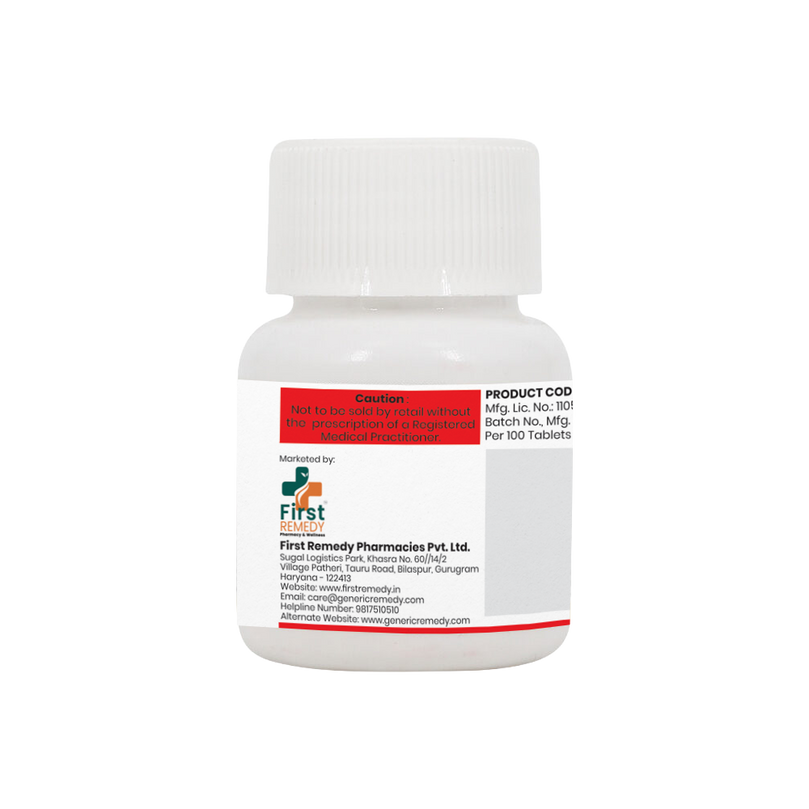 Bottle of Thyroxine Sodium tablets 100mcg back image