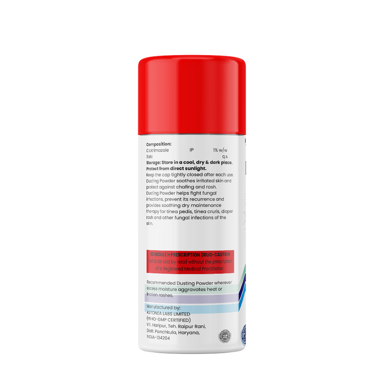 Bottle of Clotrimazole 100gm dusting powder composition image