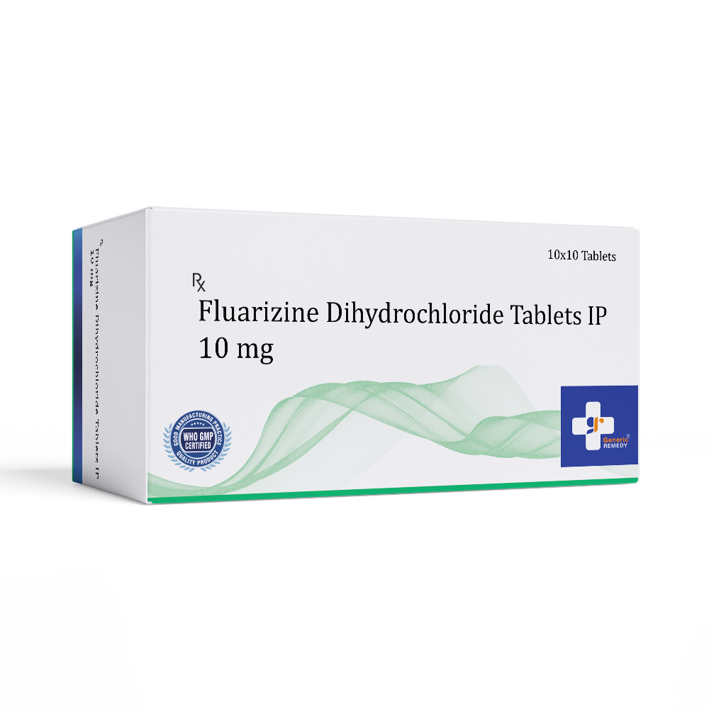 Flunarizine Dihydrochloride tablets 10mg front image 