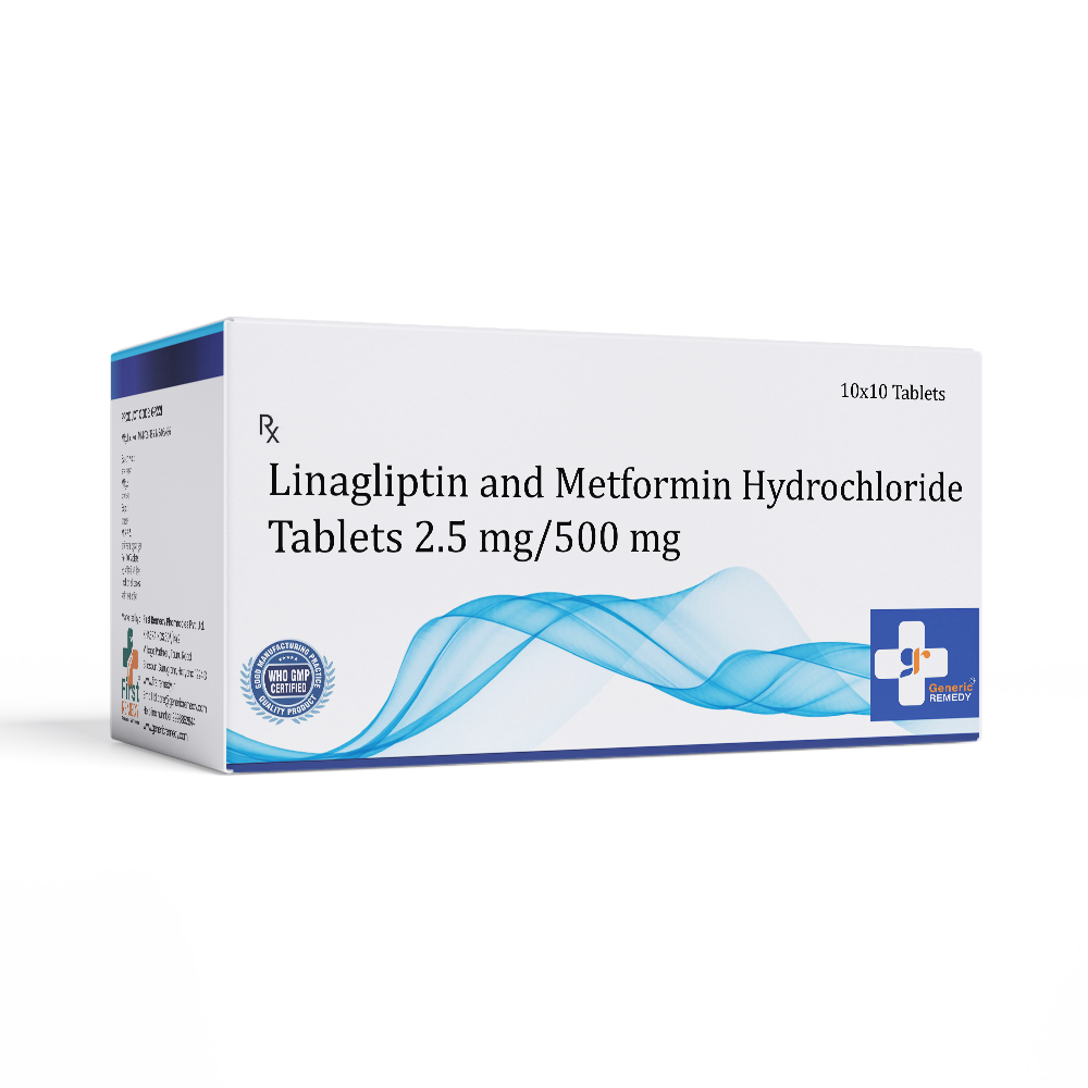 Linagliptin 2.5 mg & Metformin 500 mg Tablet IP