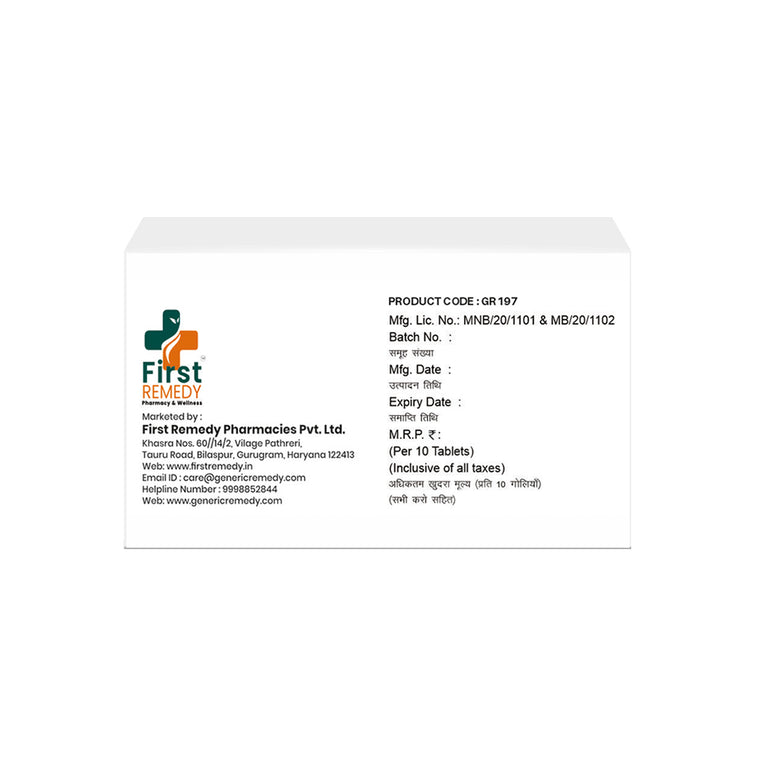 Metoprolol Succinate (Extended Release) 50 mg Tablets IP