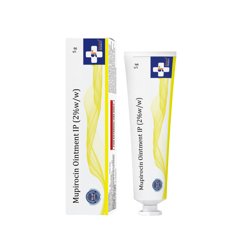 Mupirocin Ointment IP 2% w/w packaging front image