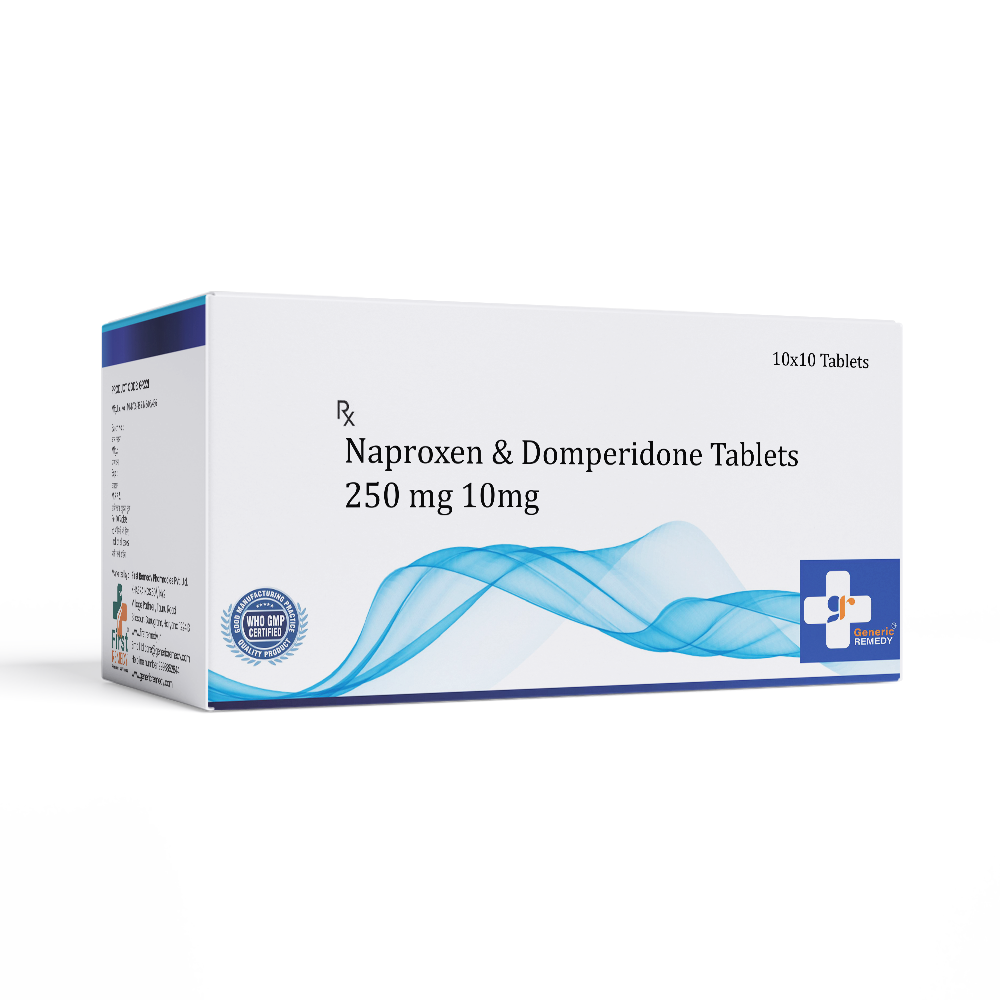 Naproxen 250 mg & Domperidone 10 mg Tablet IP