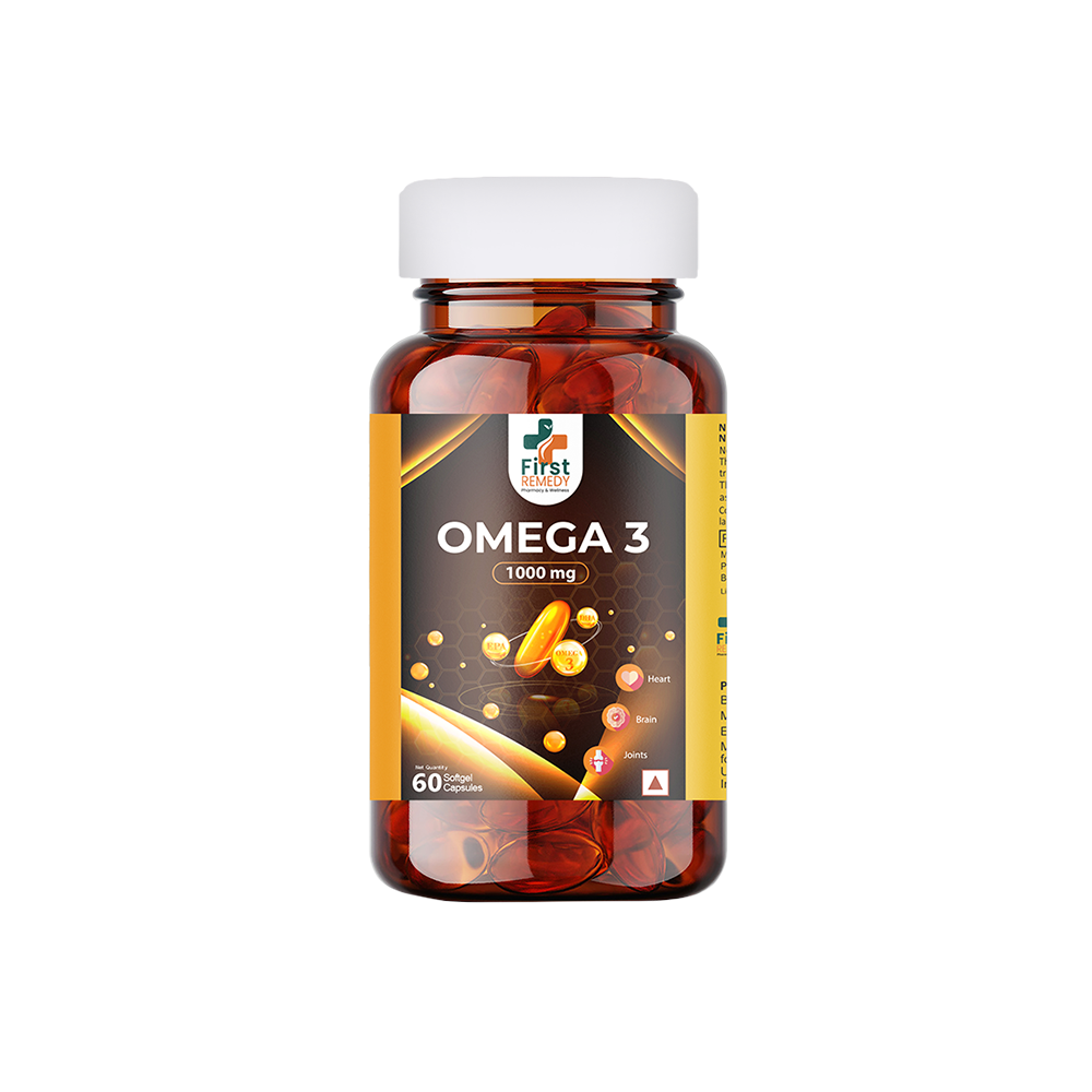Omega 3 Soft gel Capsules 1000mg 60s – Generic Remedy