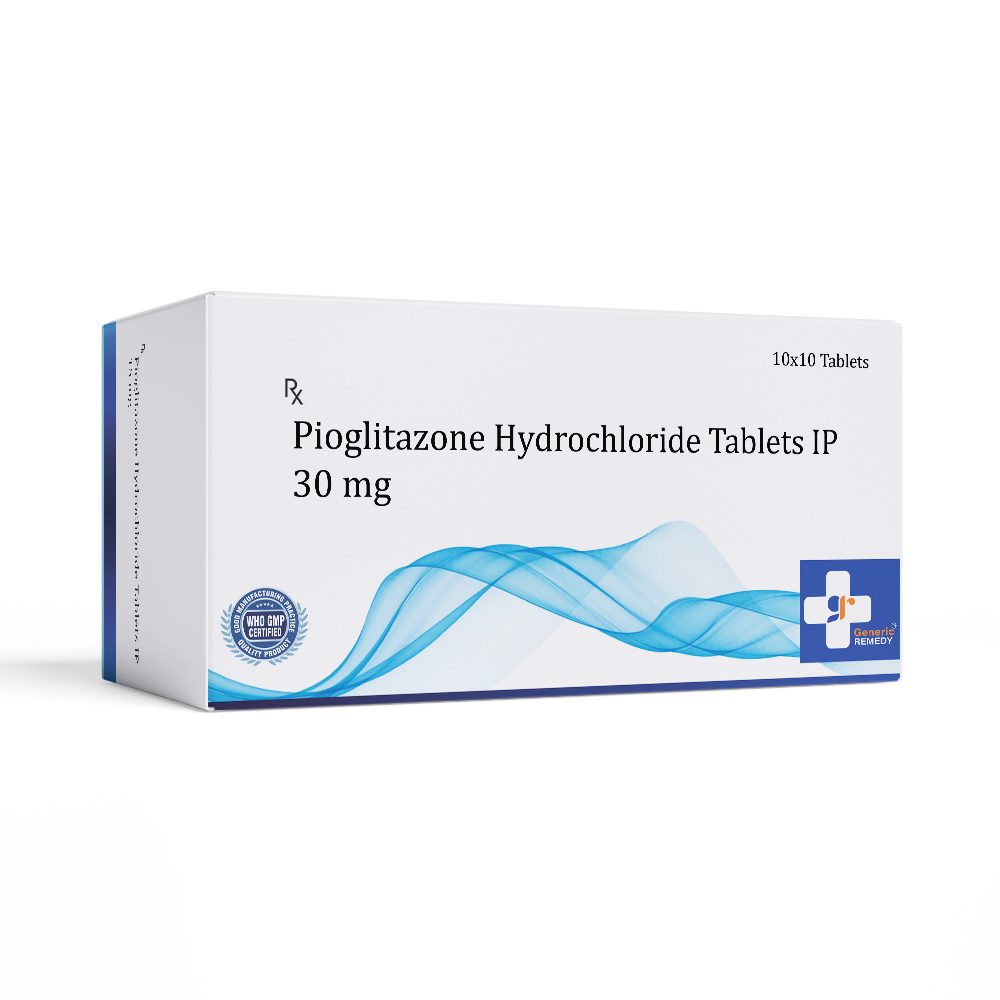 Pioglitazone hydrochloride tablets 30mg front image