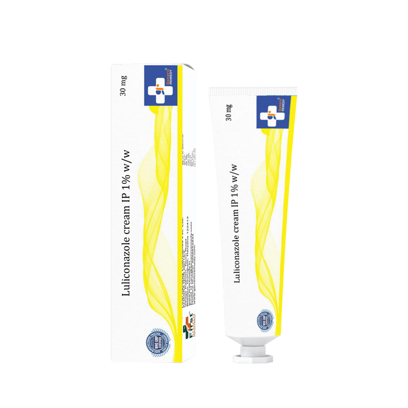Tube of Luliconazole Cream 1% w/w front image