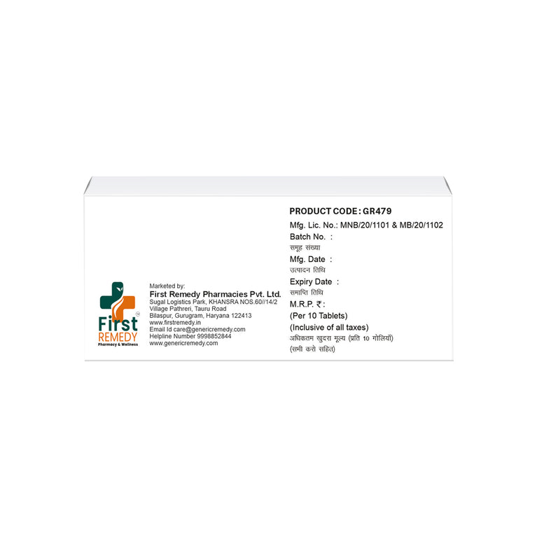Valsartan tablets 80mg back image