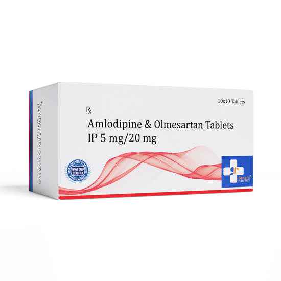 Olmesartan 20mg & Amlodipine 5mg Tablets Uses, Price & Details ...