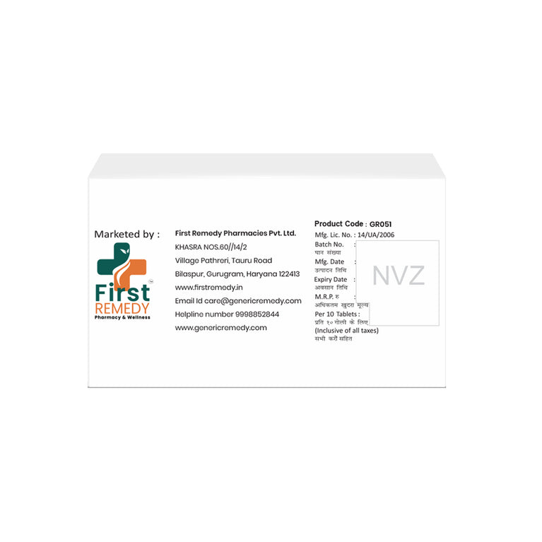 Box of Atorvastatin tablets 40mg back image