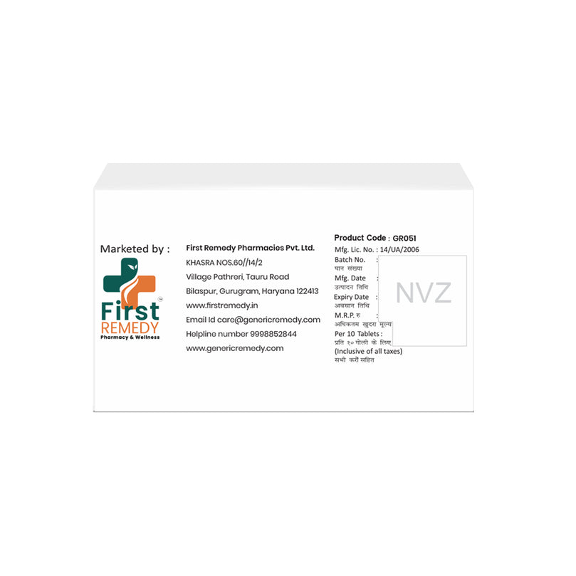 Box of Atorvastatin tablets 40mg back image