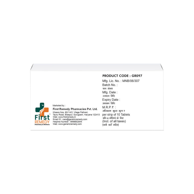 Box of Cilnidipine tablets 5mg back image 