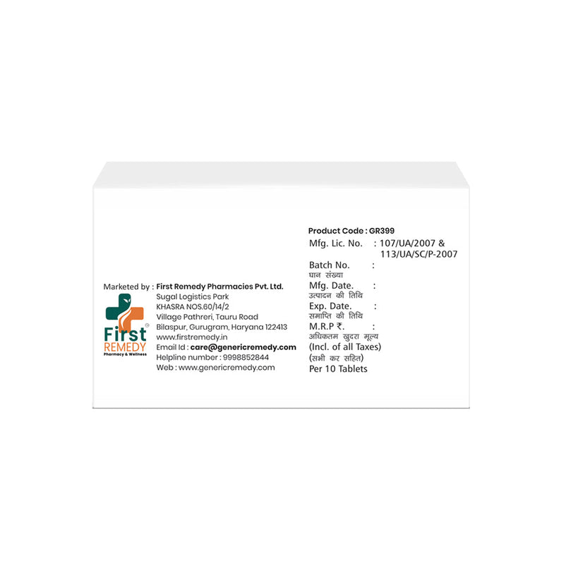 Box of Diclofenac PR tablets 100mg back image