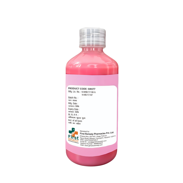 Bottle of Dried Aluminium Hydroxide, Magnesium Hydroxide & Activated Dimethicone Suspension back image