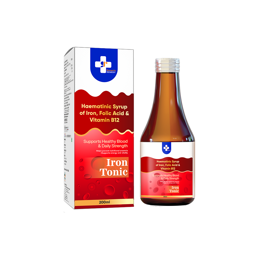 Bottle of Iron Tonic 200ml front image