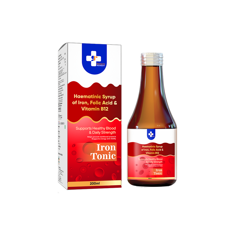 Bottle of Iron Tonic 200ml front image
