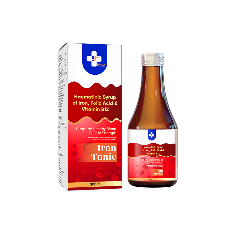 Bottle of Iron Tonic 200ml front image