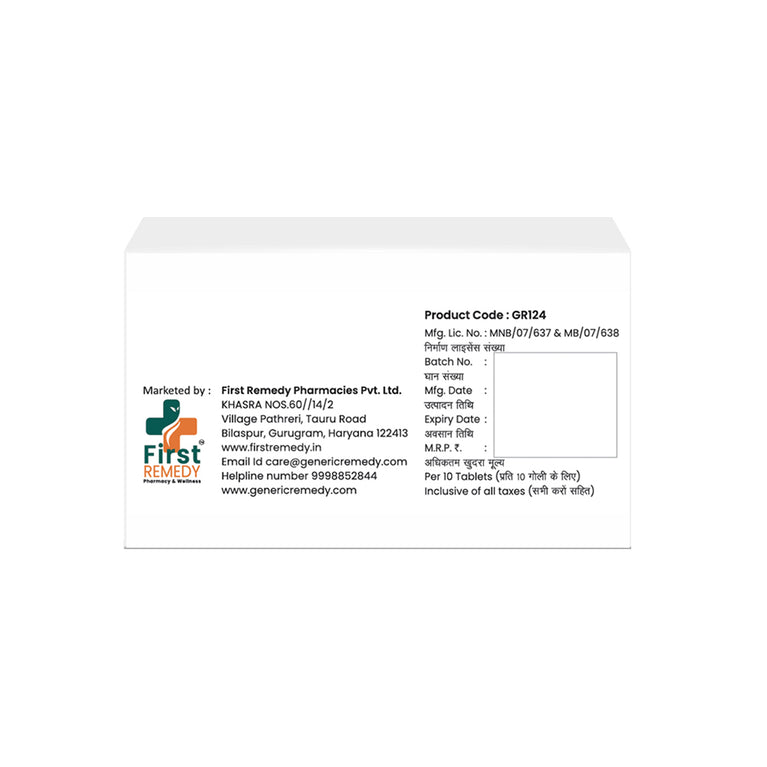 Box of Methylprednisolone tablets 4mg back image