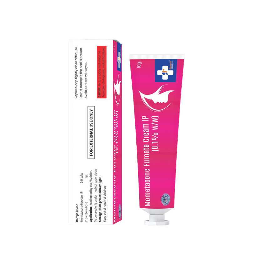 Tube of Mometasone Furoate cream 0.1% w/w composition image