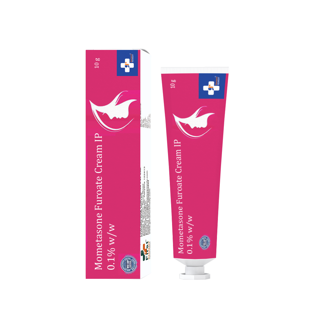 Tube of Mometasone Furoate Cream 0.1% front image