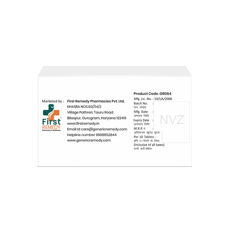 Box of Ofloxacin tablets 200mg back image